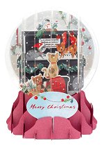 Piano Cats<br>2021 Pop-Up Snow Globe Card